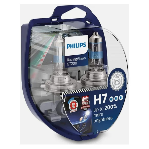 Philips H7 Racing Vision Gt200 Ampul Seti %200 Daha Fazla Parlaklık Özellikli - Görsel 2