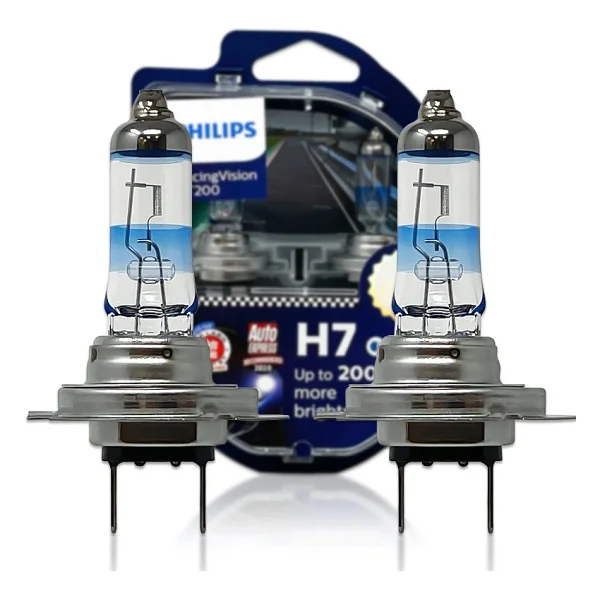 Philips H7 Racing Vision Gt200 Ampul Seti %200 Daha Fazla Parlaklık Özellikli - Görsel 5