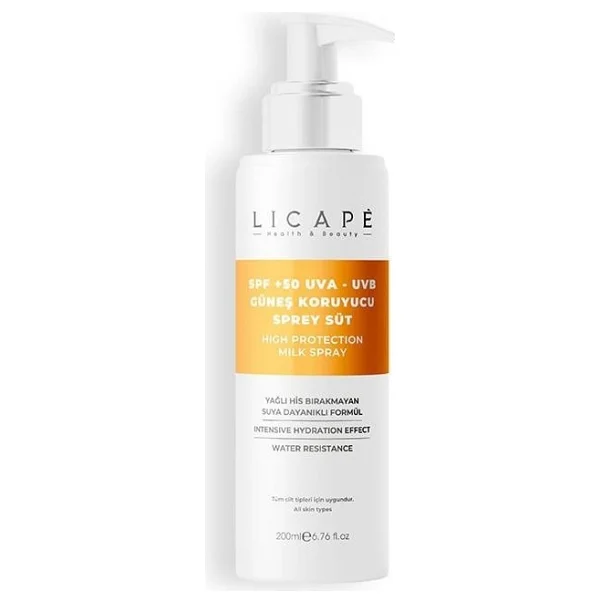 Licape Güneş Koruyucu Sprey Süt Spf 50+ 200 Ml - Görsel 4