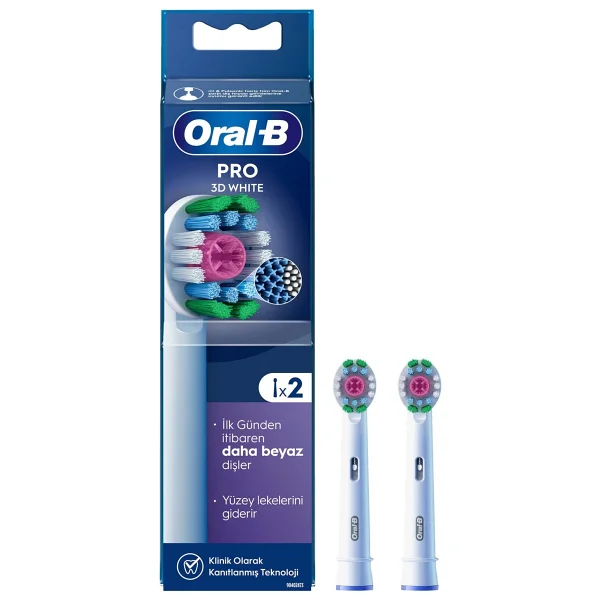 Oral-B Pro 3d White X-Filament 2'li Diş Fırçası Başlığı - Görsel 9