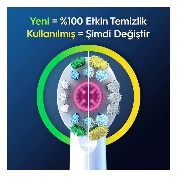 Oral-B Pro 3d White X-Filament 2'li Diş Fırçası Başlığı - Görsel 5