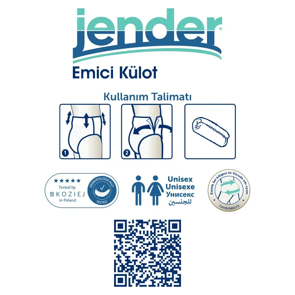 Jender Emici Külot Ekstra Büyük Boy XL 30'lu Hasta Bezi - Görsel 4