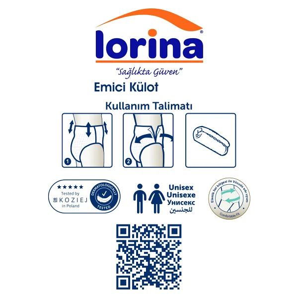 Lorina Emici Külot Orta Boy M 30'lu 2 Adet Hasta Bezi - Görsel 3