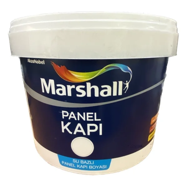 Marshall Su Bazlı Amerikan Panel Kapı Boyası Kokusuz 0,75 Lt - 0.75 - Zeytin Dalı - Görsel 3