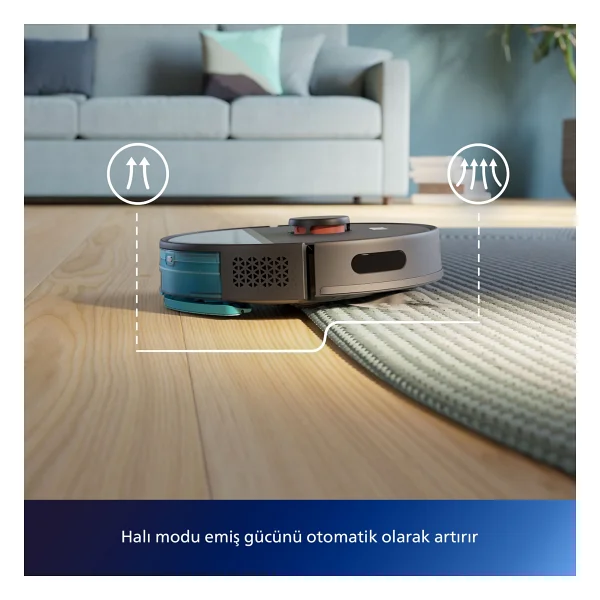 Philips Homerun 3000 Serisi Aqua Xu3000 Akıllı Robot Süpürge - Görsel 4