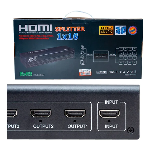 Powermaster Pm-4948 16 Port Hdmı Switch - Görsel 3