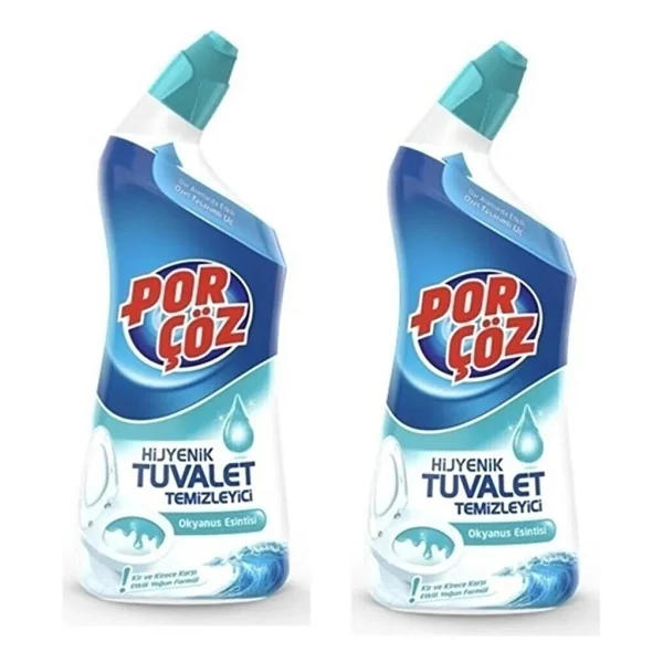 Porçöz Okyanus Esintisi Tuvalet Temizleyici Jel 750 Ml 2'li - Görsel 2