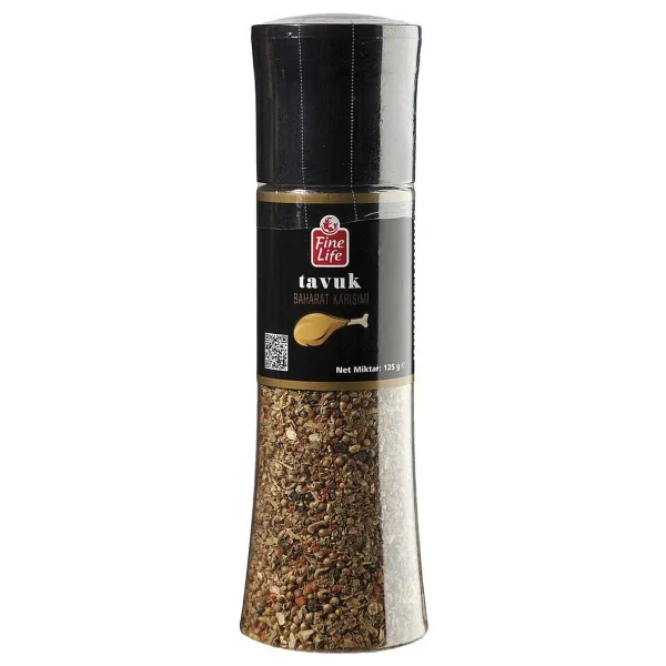 Fine Life Tavuk Baharatı 125 Gr Mangal Barbekü Pizza Makarna Et Tavuk Balık Sos Baharat Karışım - 1 Adet - Görsel 2