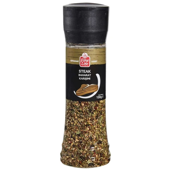 Fine Life Steak Baharat 100 Gr Mangal Barbekü Pizza Makarna Et Tavuk Balık Sos Baharat Karışım - 1 Adet - Görsel 2