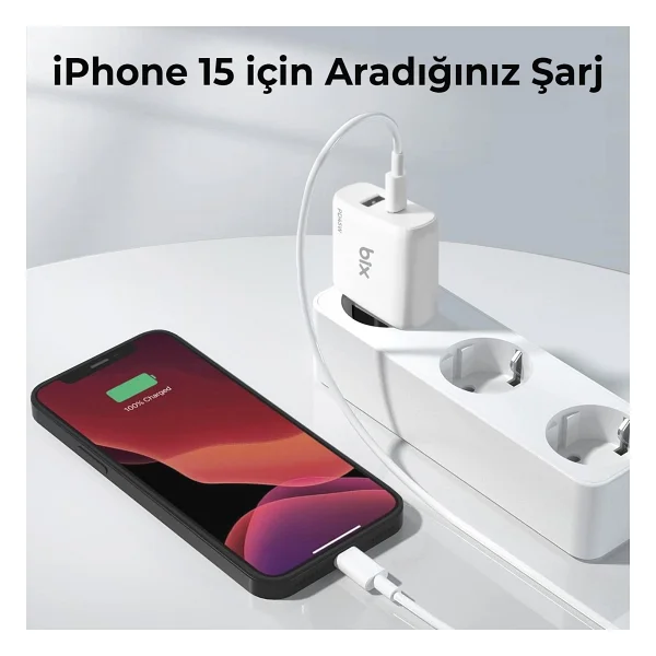 Bix Bx2p45g 45 W Hızlı Şarj Adaptörü - Görsel 7