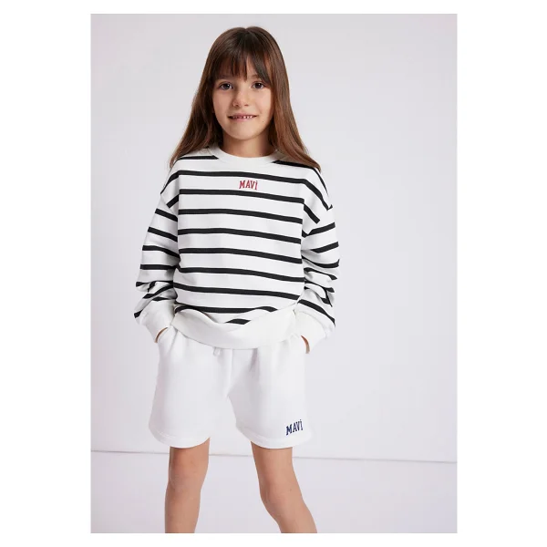 Mavi Logo Baskılı 7s10038 Çocuk Sweatshirt - Görsel 9