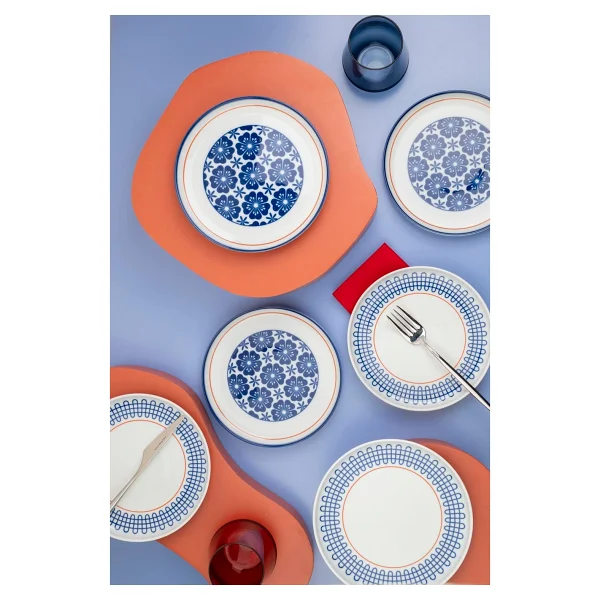 Kütahya Porselen Moderna Sofia 19 Cm 6 Kişilik Pasta Takımı - Görsel 2