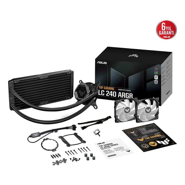 Asus Tuf Gaming Lc Iı 240 Argb 240 Mm İşlemci Sıvı Soğutucu - Görsel 6