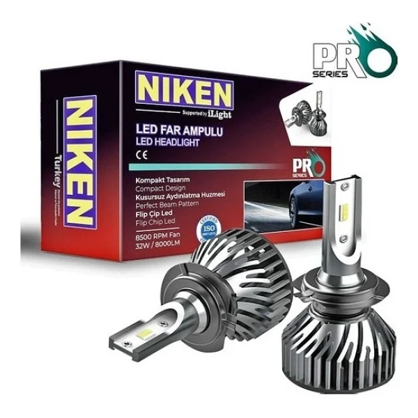 Niken Far Ampulü LED Xenon Pro Serisi H27 - Görsel 3