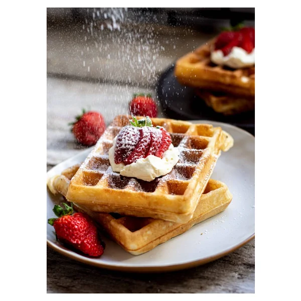 Omake Kare Waffle Makinesi Brüksel 4x6 - Görsel 2