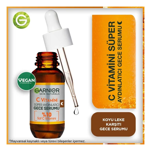 Garnier C Vitamini Süper Aydınlatıcı Gece Serumu 30 Ml - Görsel 2