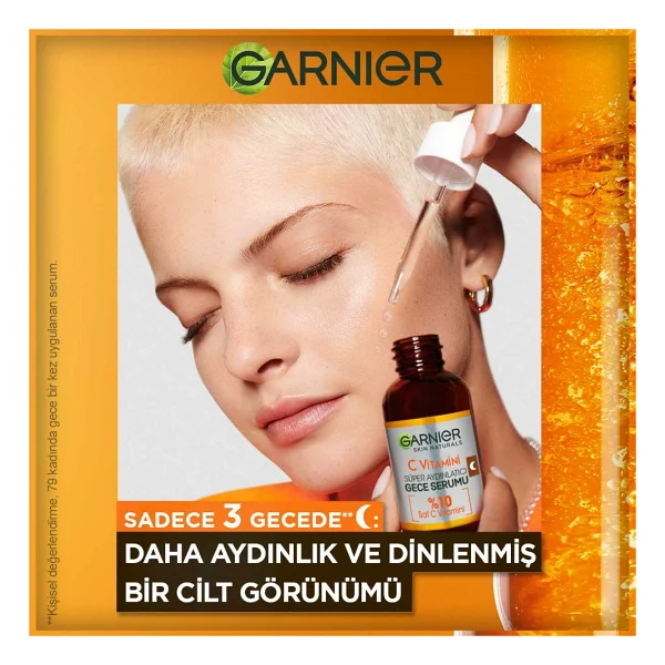 Garnier C Vitamini Süper Aydınlatıcı Gece Serumu 30 Ml - Görsel 3