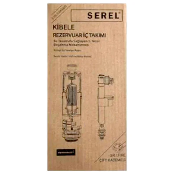 Serel 150400400003 Kibele Alttan Doldurmalı Rezervuar İç Takım - Görsel 3