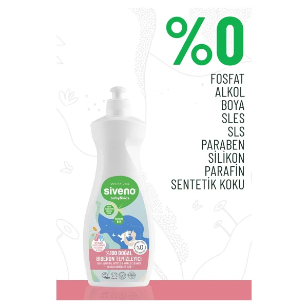 Siveno Baby Doğal Emzik Ve Biberon Temizleyici 500 Ml 2 Adet - Görsel 3