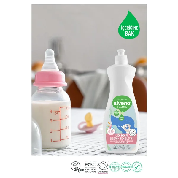 Siveno Baby Doğal Emzik Ve Biberon Temizleyici 500 Ml 2 Adet - Görsel 2