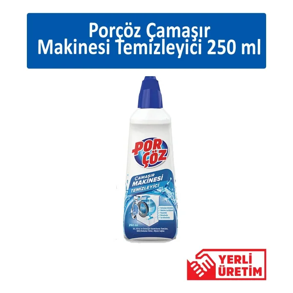 Porçöz Çamaşır Makinesi Temizleyicisi 250 Ml - Görsel 4