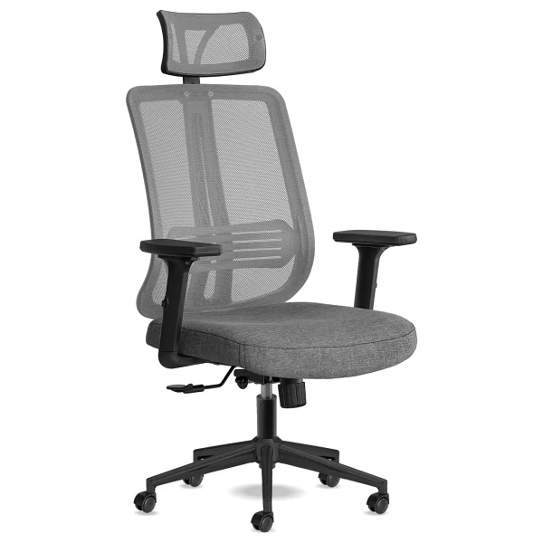 Calitte Spark Gri Krom Başlıklı Yönetici Çalışma Koltuğu - Görsel 8