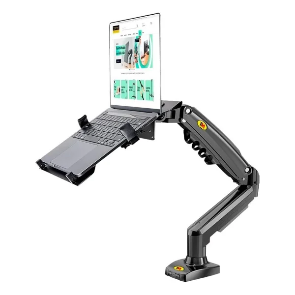 North Bayou F80l Amortisörlü 10"-17" Laptop Standı - Görsel 9