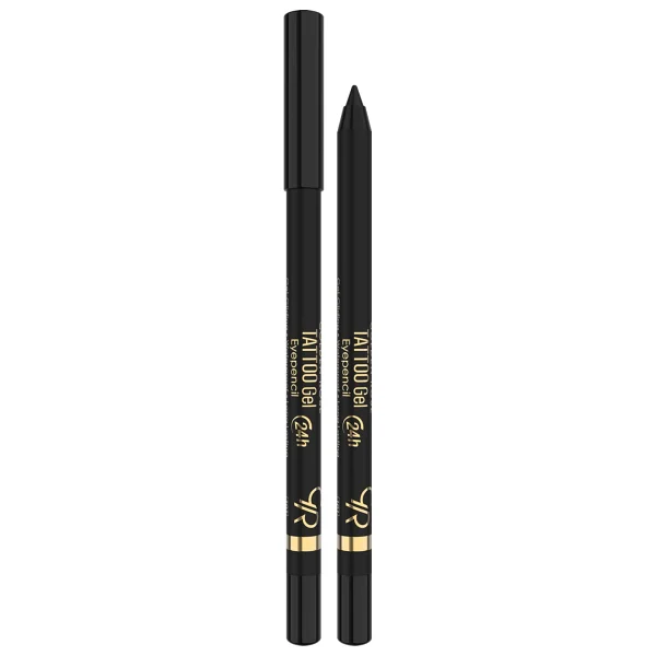 Golden Rose Tattoo Gel Waterproof 101 Noir Göz Kalemi - Görsel 4