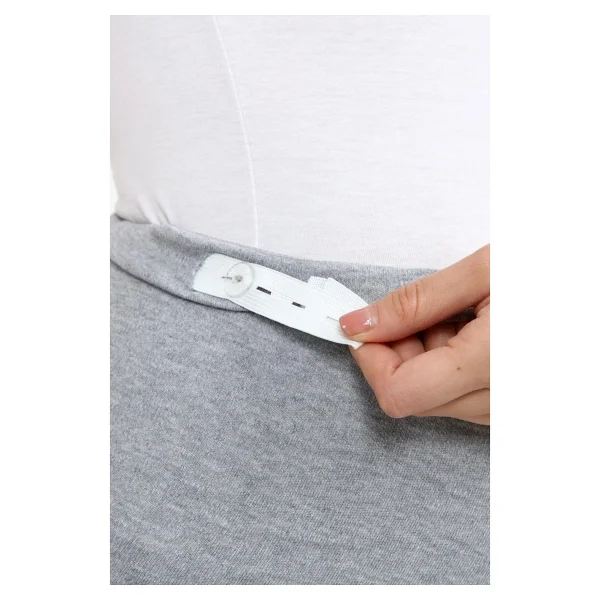 Luvmabelly Myra8091 - Gri Hamile Jogger Eşofman - Görsel 4