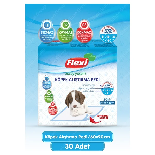 Flexi 60x90 Cm 30'lu Köpek Alıştırma Pedi - Görsel 5