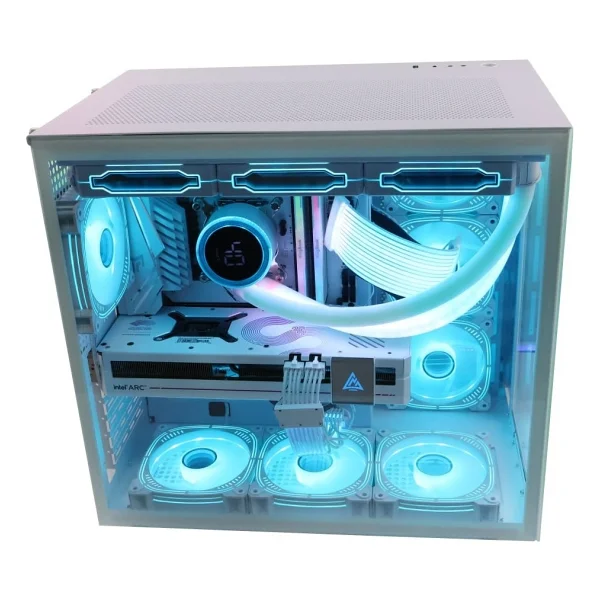 Gamemaster F-7 Beyaz 7x RGB Fanlı Bilgisayar Kasası V2 - Görsel 2