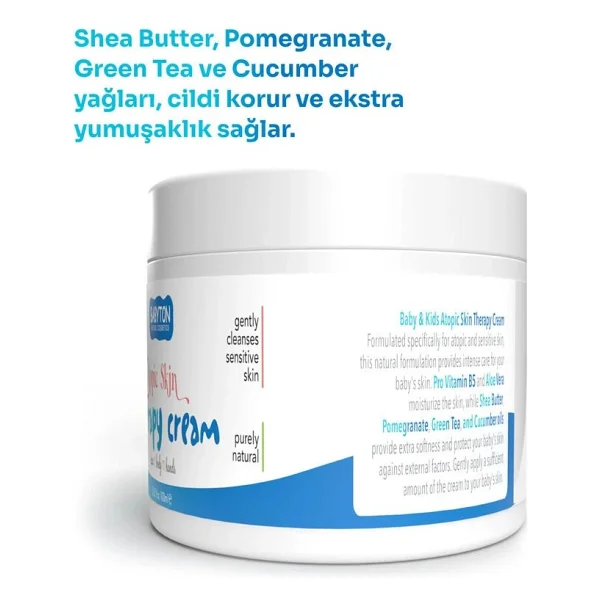 Babyton Atopik Çok Kuru Ve Hassas Ciltler İçin Bebek Vücut Kremi 100 Ml - Görsel 5