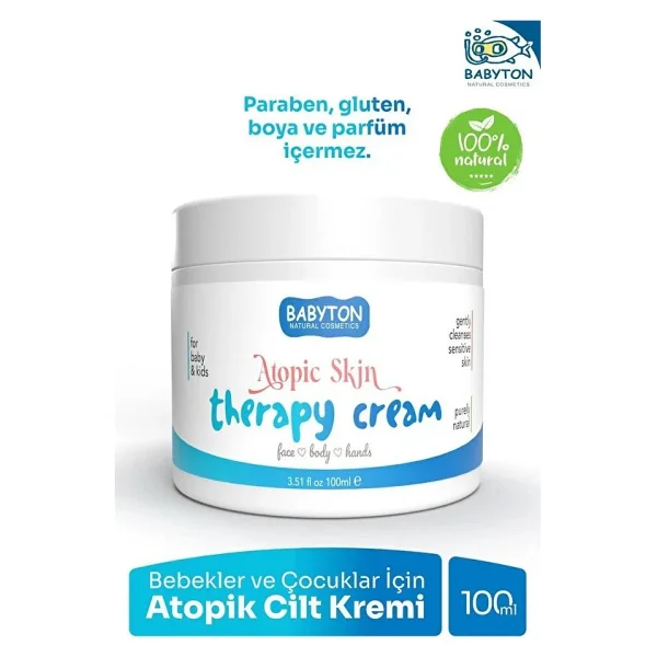 Babyton Atopik Çok Kuru Ve Hassas Ciltler İçin Bebek Vücut Kremi 100 Ml - Görsel 6