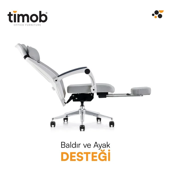 Timob Relax Ayak Uzatma Aparatlı Çalışma Koltuğu - Görsel 7