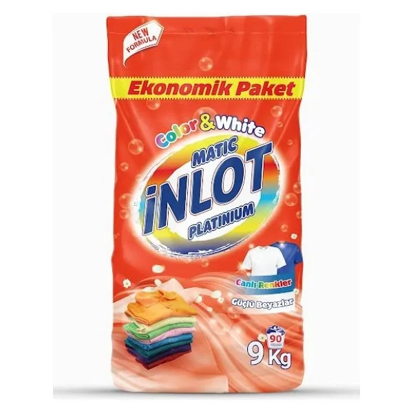 İnlot Matic Beyazlar Ve Renkliler İçin 9 Kg Toz Deterjan - Görsel 2
