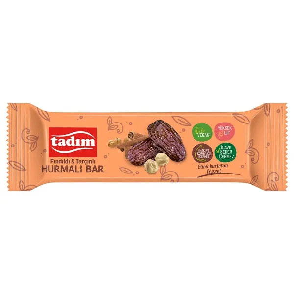 Tadım Hurmalı Bar Fındık&Tarçınlı 40 Gr X 20 Adet - Görsel 2