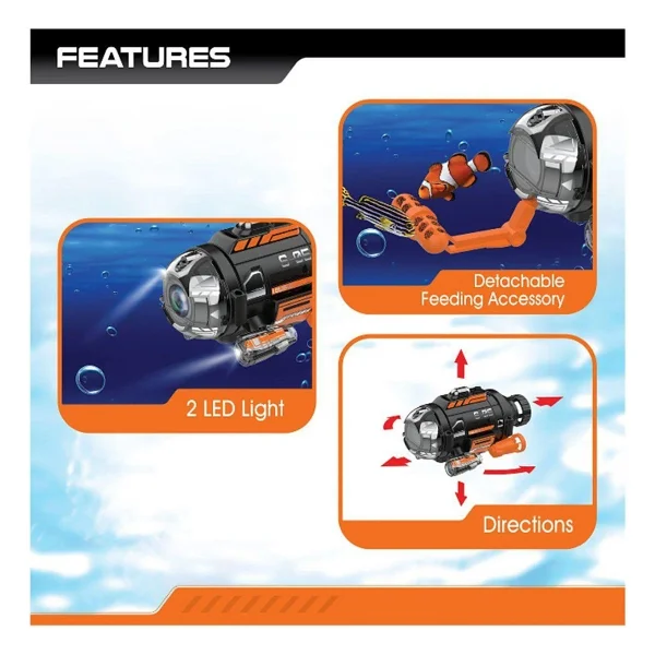 Silverlit Aqua Cam HD Denizaltı 85024 - Görsel 7