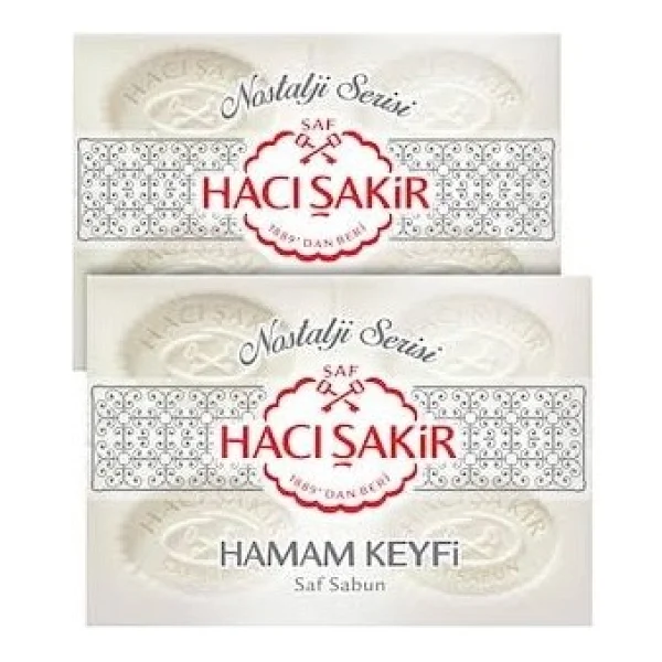 Hacı Şakir Hamam Keyfi Saf 4x200 Gr 2 Adet Sabun - Görsel 2