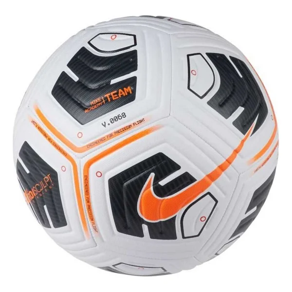 Nike Cu8047-101 Academy Beyaz-Siyah-Turuncu 5 Numara Futbol Topu - Görsel 5