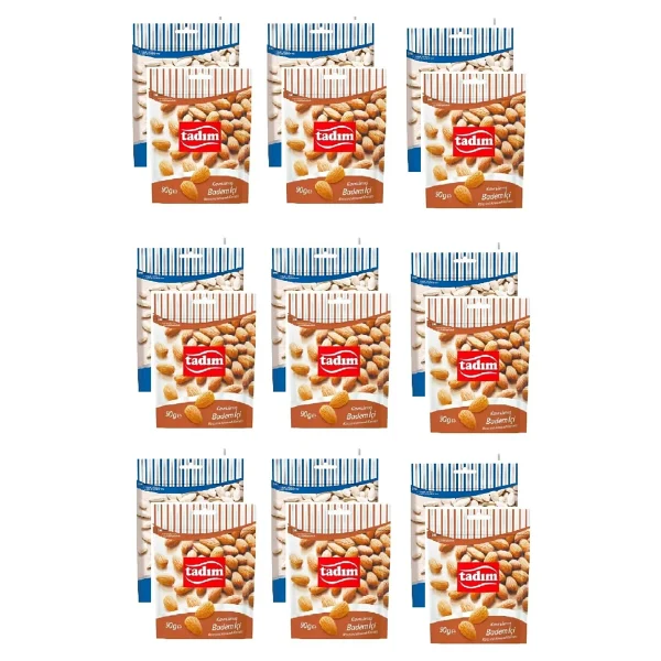 Tadım Tuzsuz Kabak Çekirdeği 80 Gr X 9 Adet Tadım Kavrulmuş Badem Içi 90 Gr X 9 Adet - Görsel 3