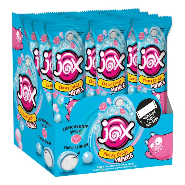 Jox Minies Bubble Gum Çiğnenebilir Şekerleme 24x10 Gr - Görsel 5