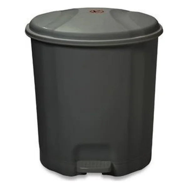 Motek Elit Antrasit Siyah Pedallı Plastik 6 Lt Çöp Kovası - Görsel 3