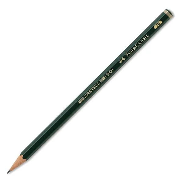 Faber-Castell 9000 Dereceli 3B Kurşun Kalem - Görsel 2