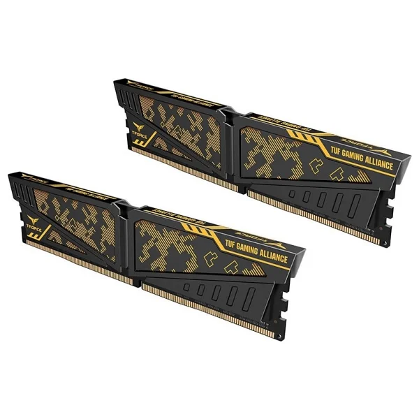 Team 16 GB DDR4 3200 MHz T-Force Vulcan Tuf Yellow 8gx2 - Görsel 4