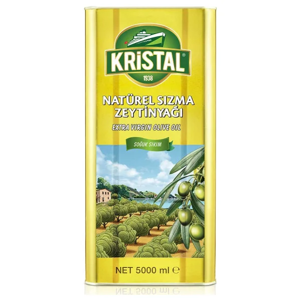 Kristal Yumuşak Doğal Natürel Sızma Zeytinyağı 5 Lt - Görsel 6