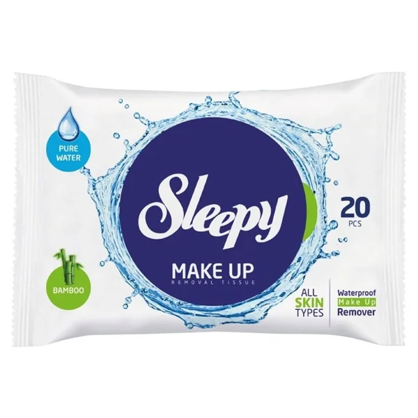 Sleepy Make Up 20'li Makyaj Temizleme Mendili - Görsel 2