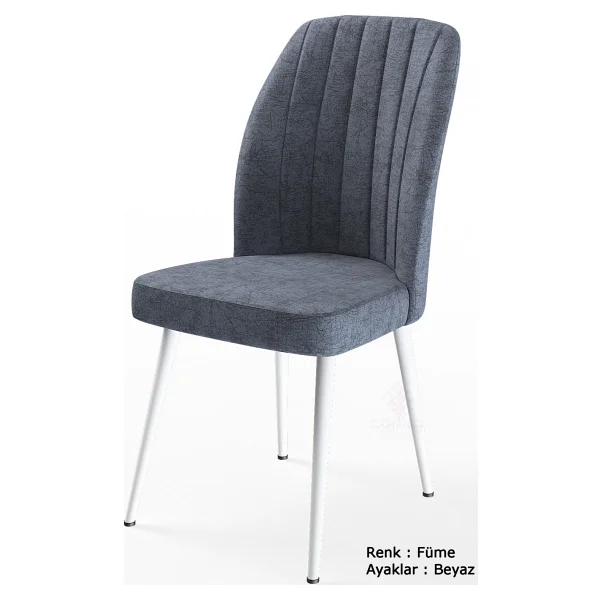Canisa Concept Platinum Serisi Geniş Oturum Alanlı 1.sınıf - 4 Adet Sandalye Ayaklar Beyaz - Lacivert - Görsel 5
