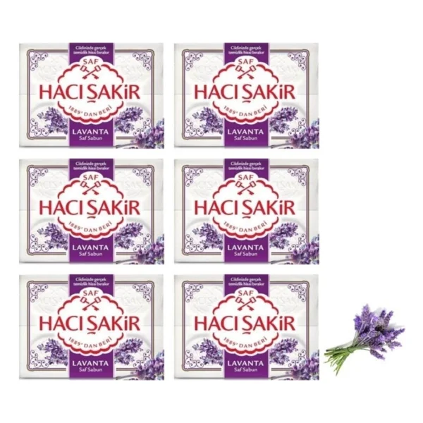 Hacı Şakir Lavanta 4x150 Gr 6 Adet Sabun - Görsel 2