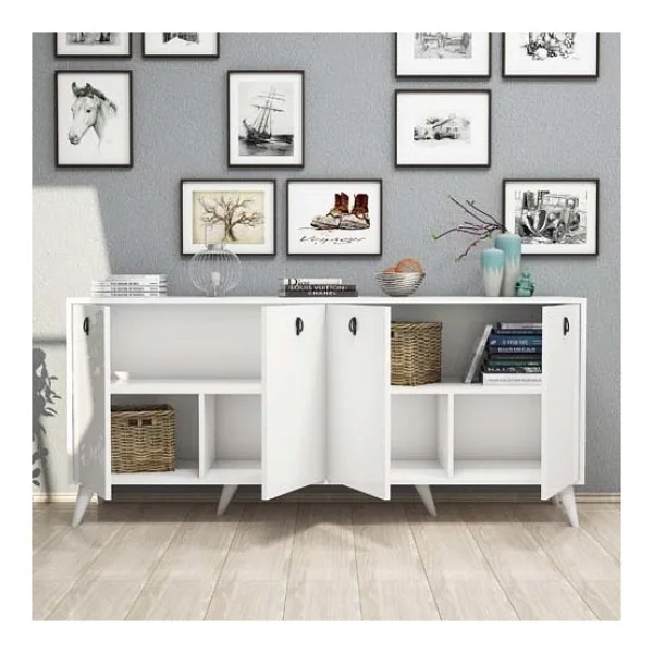 Mezza 1614 Elıte 180 Cm Modern Konsol Beyaz - Görsel 3