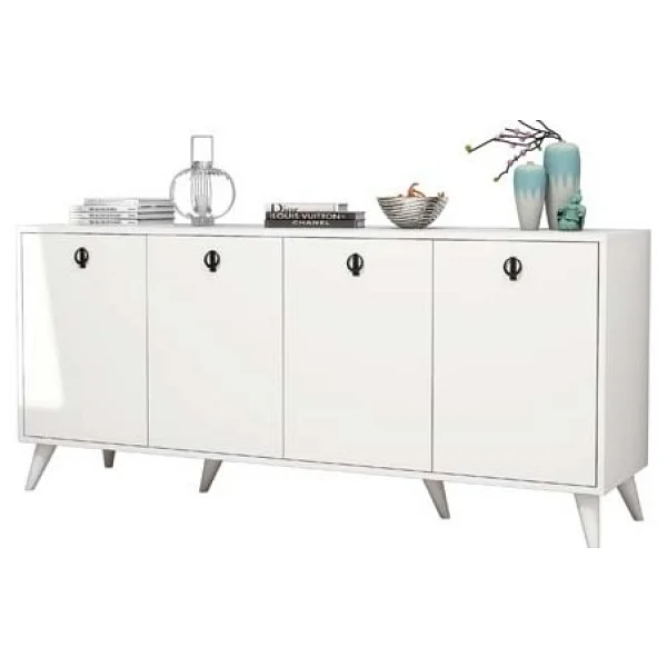 Mezza 1614 Elıte 180 Cm Modern Konsol Beyaz - Görsel 4